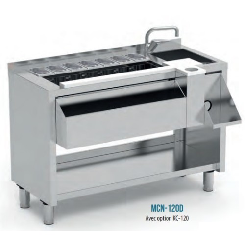 Meuble cocktail 1200mm Evier à droite ERATOS