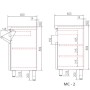 Meuble machine cafe MC-150-2 CORECO