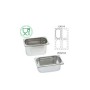 Bac Gastronorme Inox GN 1/4 Prof. 65 mm COMBISTEEL