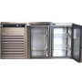 Soubassement réfrigéré Positive 2 portes Inox FOSTER