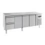 TABLE RÉFRIGÉRÉE 3 PORTES ET 2 TIROIRS COMBISTEEL