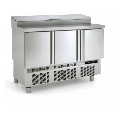 Meuble saladette 700 positif avec 3 portes CORECO