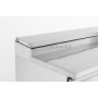 Saladette réfrigérée 3 portes à capot COMBISTEEL