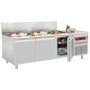 Saladette réfrigérée 3 portes GN1/1 à capot 405L DIAMOND