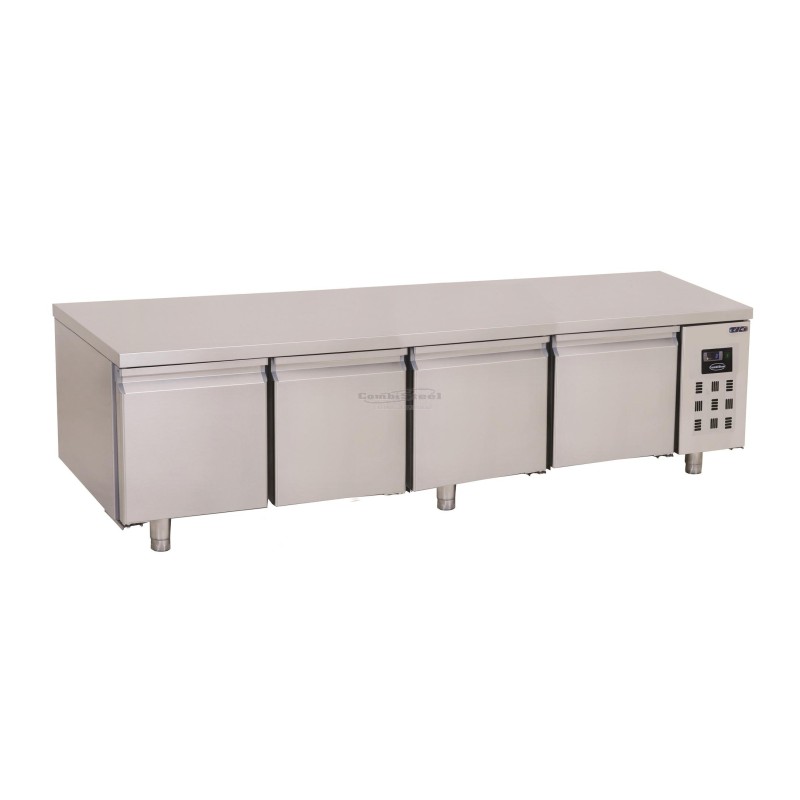 TABLE RÉFRIGÉRÉE 600 HAUTE 4 PORTES COMBISTEEL