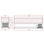 Vitrine réfrigérée GN1/4 - 1200mm TEFCOLD