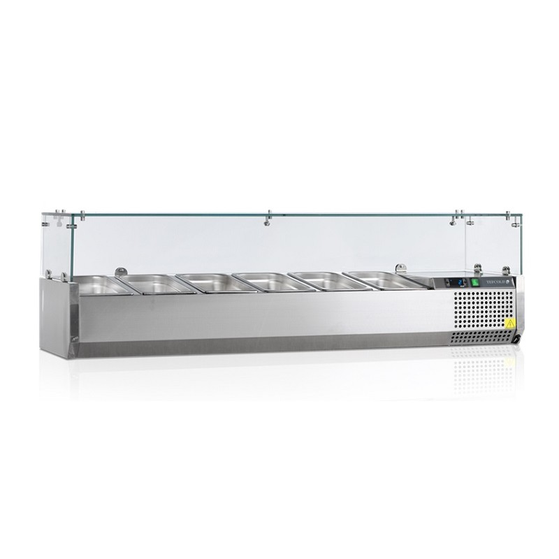 Vitrine réfrigérée GN1/4 1400mm TEFCOLD