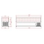 Vitrine réfrigérée GN1/4 1400mm TEFCOLD