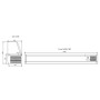 Vitrine réfrigérée GN1/3 1800mm TEFCOLD