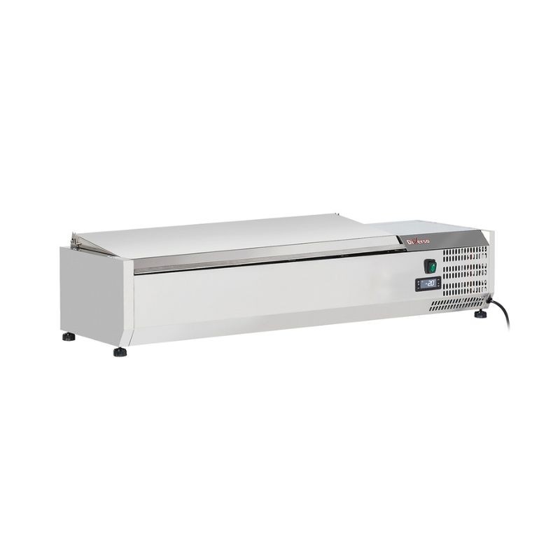 Kit réfrigéré à capot inox 5 x GN1/4 DIVERSO