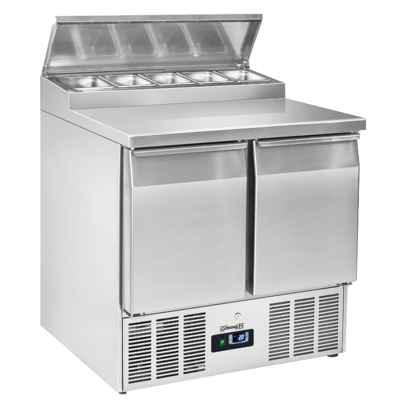 Saladette 2 portes 5 x GN 1/6 CASSELIN