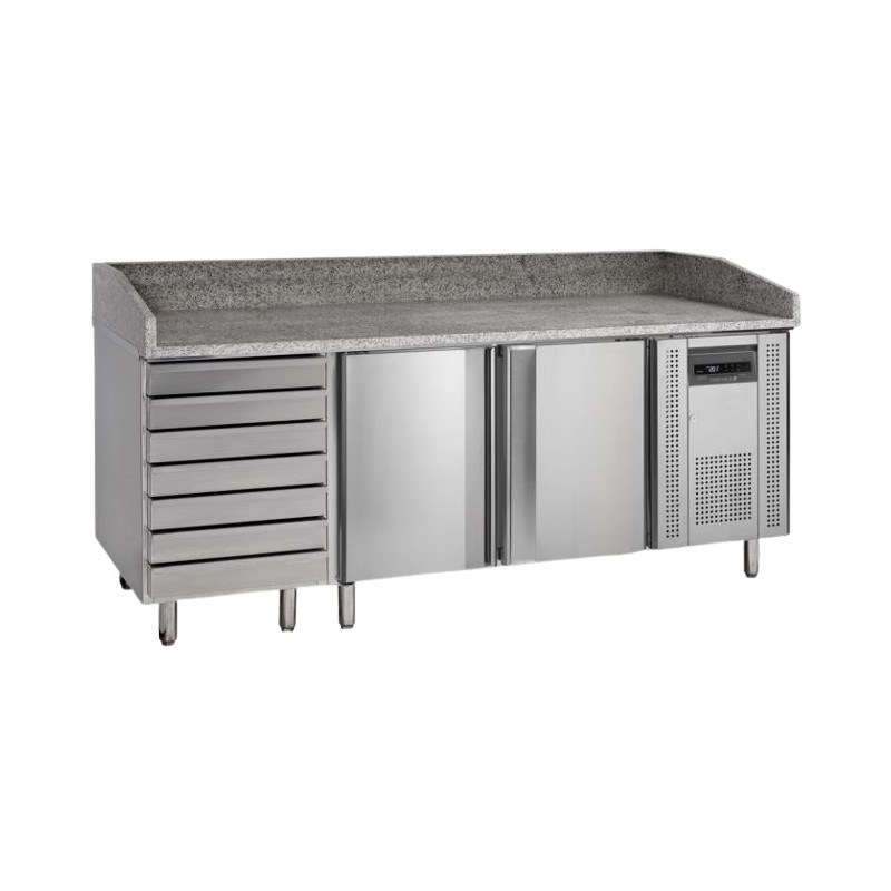 Table à pizza - 370L TEFCOLD