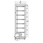Armoire congélateur négative statique 340 L COMBISTEEL