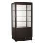 Vitrine réfrigérée 68L noire COMBISTEEL
