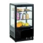 Mini vitrine réfrigérée positive 58L Noire CASSELIN