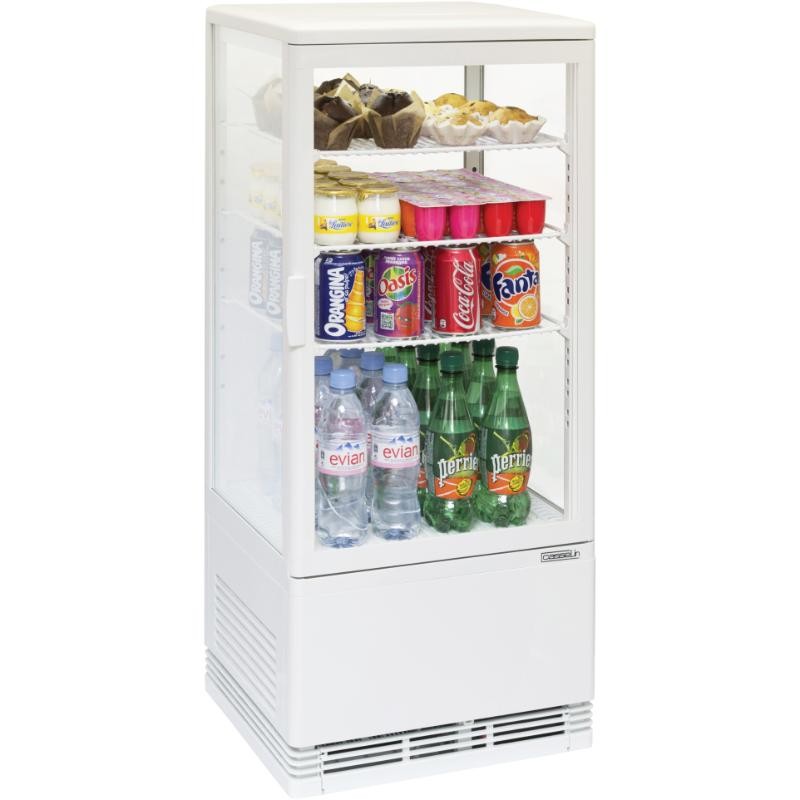 Mini vitrine réfrigérée positive 78L Blanche CASSELIN