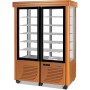 Vitrine 4 faces Positive 8 Plateaux fixes SCAIOLA