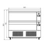 Soubassement Réfrigéré à 2 Tiroirs - GN2/1 TEFCOLD