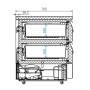 Soubassement Réfrigéré à 2 Tiroirs - GN2/1 TEFCOLD