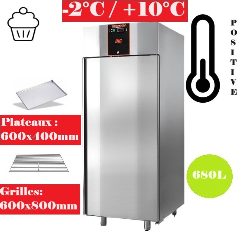 Armoire réfrigérée positive pâtissière - 600x800mm Tecnodom