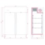 Réfrigérateur vertical GN2/1 - 1325L TEFCOLD