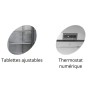 Réfrigérateur vertical - 900L TEFCOLD