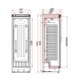 Réfrigérateur à boissons 347L TEFCOLD