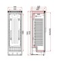 Réfrigérateur à boissons 347L TEFCOLD