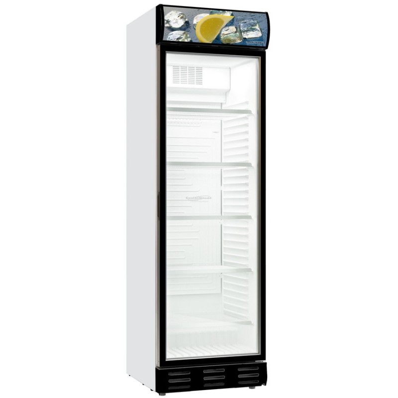 Réfrigérateur 1 porte en verre + panneau lumineux COMBISTEEL