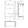 Réfrigérateur 2 portes coulissantes 750L COMBISTEEL