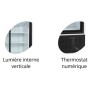 Réfrigérateur vitré à 2 portes coulissantes - 660L TEFCOLD