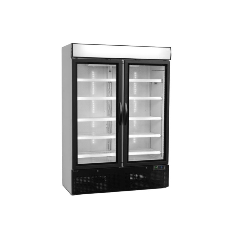 Réfrigérateur à deux portes vitrées - 1079L TEFCOLD
