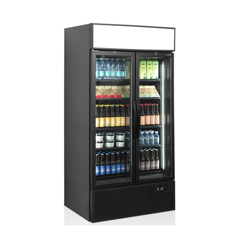 Vitrine réfrigérée noire 524L TEFCOLD