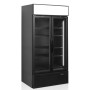Vitrine réfrigérée noire 524L TEFCOLD