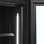 Vitrine réfrigérée noire 524L TEFCOLD