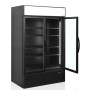 Vitrine réfrigérée noire 2 portes - 645L TEFCOLD