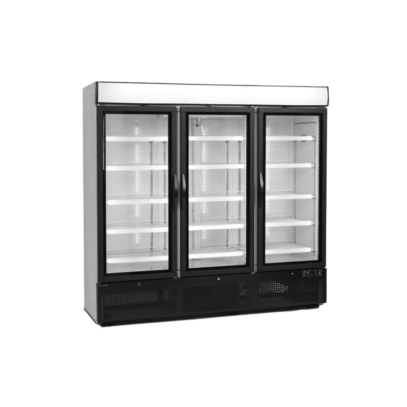 Réfrigérateur vitré à 3 portes - 1657L TEFCOLD