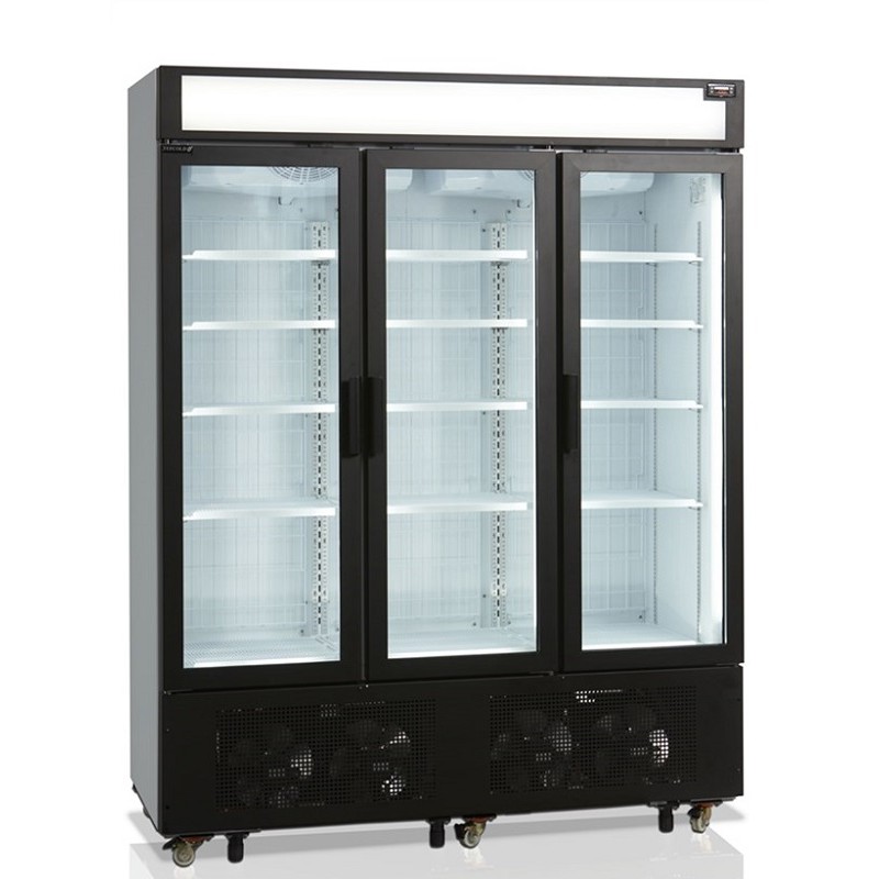 Congélateur vitré à 3 portes - 891L TEFCOLD