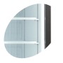 Congélateur vitré à 3 portes - 891L TEFCOLD