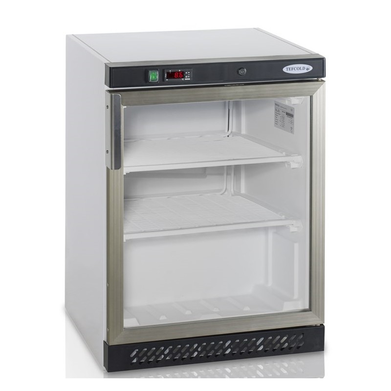 Congélateur vertical de vitrine 120L TEFCOLD