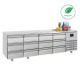700 TABLE RÉFRIGÉRÉE 12 TIROIRS ENERGY LINE COMBISTEEL