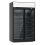 CONGÉLATEUR 2 PORTES EN VERRE NOIR INS-1000F BL COMBISTEEL