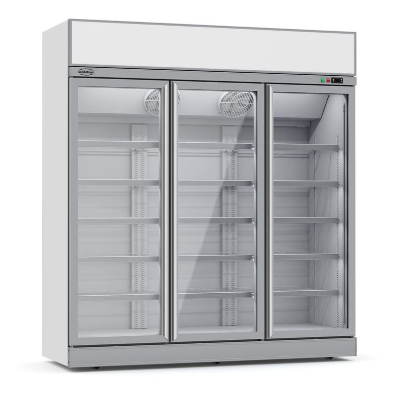 CONGÉLATEUR 3 PORTES EN VERRE INS-1530F COMBISTEEL