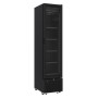 RÉFRIGÉRATEUR 1 PORTE EN VERRE NOIR 348L COMBISTEEL