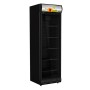 RÉFRIGÉRATEUR 1 PORTE EN VERRE NOIR SENS OUVERTURE PORTE GAUCHE COMBISTEEL