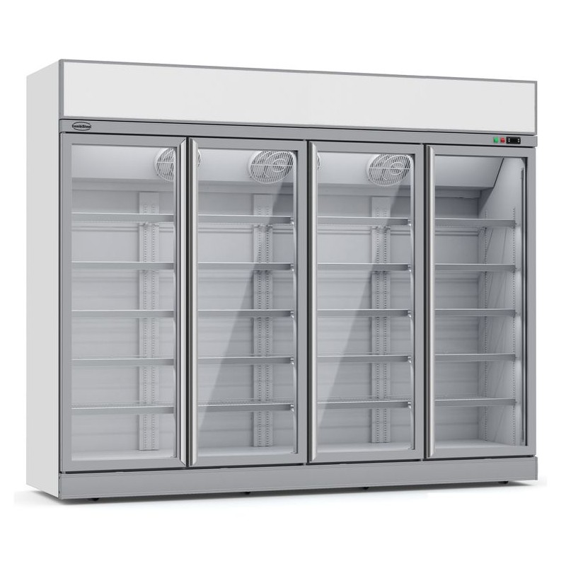 RÉFRIGÉRATEUR 4 PORTES EN VERRE INS-2060R *TRANSPORT SUR DEMANDE* COMBISTEEL