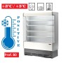 Vitrine réfrigérée INOX profondeur 80 avec groupe frigorifique Tecnodom
