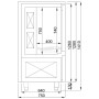 Cellule de refroidissement 7 bacs GN 1/1 COMBISTEEL