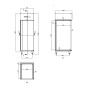 Armoire réfrigérée +0/+10°C - 415L GRAM