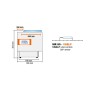 Vitrine Vitre Droite Self-Service MR80-200 Tecnodom